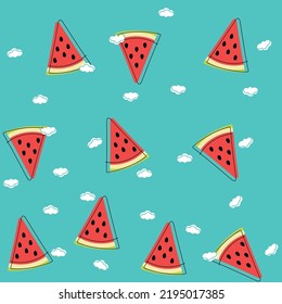 Background vector illustration pattern juicy. T-shot colour ornament. Hand drawn emblem vegan food