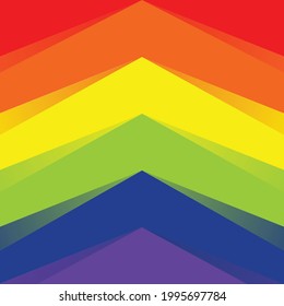 Background Vector illustration rainbow the definition of love