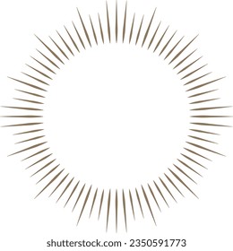 Background vector illustration round sunshine vintage symbol template design