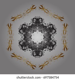 Background. Vector illustration. Snowflakes. Christmas pattern with snowflakes abstract background. Holiday design for Christmas and New Year fashion prints.