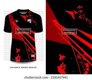 Background vector, jersey sport shirt template design for soccer Sport, basket ball, running uniform in front view, Shirt mockup Vector, design very simple and easy to custom