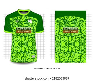 Background vector, jersey sport shirt template design for soccer Sport, basket ball, running uniform in front view, Shirt mockup Vector, design very simple and easy to custom