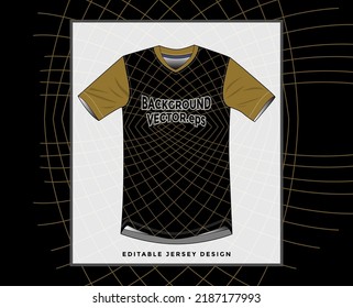 Background vector, jersey sport shirt template design for soccer Sport, basket ball, running uniform in front view, Shirt mockup Vector, design very simple and easy to custom