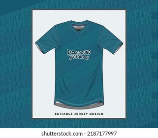 Background vector, jersey sport shirt template design for soccer Sport, basket ball, running uniform in front view, Shirt mockup Vector, design very simple and easy to custom