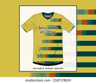 Background vector, jersey sport shirt template design for soccer Sport, basket ball, running uniform in front view, Shirt mockup Vector, design very simple and easy to custom