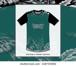 Background vector, jersey sport shirt template design for soccer Sport, basket ball, running uniform in front view, Shirt mockup Vector, design very simple and easy to custom