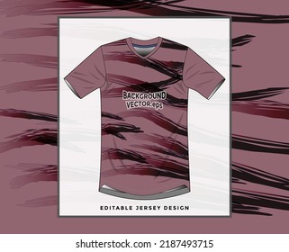 Background Vector, Jersey Sport Shirt Template Design For Soccer Sport, Basket Ball, Running Uniform In Front View, Shirt Mockup Vector, Design Very Simple And Easy To Custom