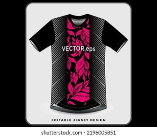 Background vector, jersey sport shirt template design for soccer Sport, basket ball, running uniform in front view, Shirt  mockup Vector, design very simple and easy to custom