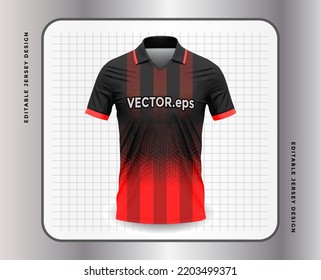 Background vector, jersey sport shirt template design for soccer Sport, basket ball, running uniform in front view, Shirt  mockup Vector, design very simple and easy to custom