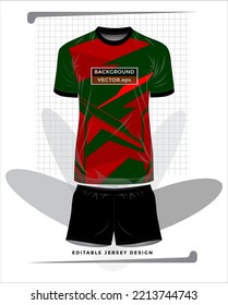 Background vector, jersey sport shirt template design for soccer Sport, basket ball, running uniform in front view, Shirt  mockup Vector, design very simple and easy to custom
