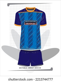 Background vector, jersey sport shirt template design for soccer Sport, basket ball, running uniform in front view, Shirt  mockup Vector, design very simple and easy to custom