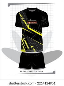 Background vector, jersey sport shirt template design for soccer Sport, basket ball, running uniform in front view, Shirt  mockup Vector, design very simple and easy to custom