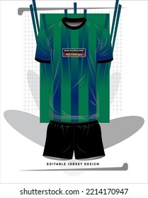 Background vector, jersey sport shirt template design for soccer Sport, basket ball, running uniform in front view, Shirt  mockup Vector, design very simple and easy to custom