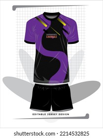 Background vector, jersey sport shirt template design for soccer Sport, basket ball, running uniform in front view, Shirt  mockup Vector, design very simple and easy to custom