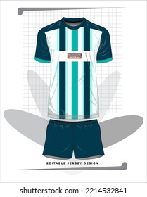 Background vector, jersey sport shirt template design for soccer Sport, basket ball, running uniform in front view, Shirt  mockup Vector, design very simple and easy to custom