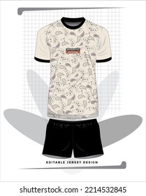 Background vector, jersey sport shirt template design for soccer Sport, basket ball, running uniform in front view, Shirt  mockup Vector, design very simple and easy to custom