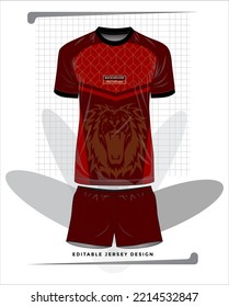 Background vector, jersey sport shirt template design for soccer Sport, basket ball, running uniform in front view, Shirt  mockup Vector, design very simple and easy to custom