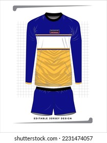 Background vector, jersey sport shirt template design for soccer Sport, basket ball, running uniform in front view, Shirt  mockup Vector, design very simple and easy to custom
