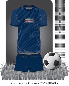 Background vector, jersey sport shirt template design for soccer Sport, basket ball, running uniform in front view, Shirt  mockup Vector, design very simple and easy to custom