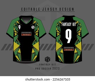 Background vector, jersey sport shirt template design for soccer Sport, basket ball, running uniform in front view, Shirt  mockup Vector, design very simple and easy to custom