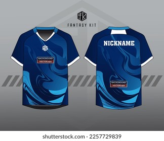 Background vector, jersey sport shirt template design for soccer Sport, basket ball, running uniform in front view, Shirt  mockup Vector, design very simple and easy to custom