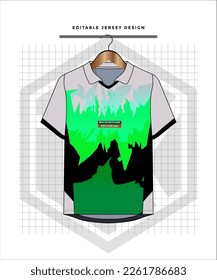Background vector, jersey sport shirt template design for soccer Sport, basket ball, running uniform in front view, Shirt  mockup Vector, design very simple and easy to custom