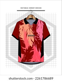 Background vector, jersey sport shirt template design for soccer Sport, basket ball, running uniform in front view, Shirt  mockup Vector, design very simple and easy to custom