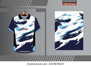 Background vector, jersey sport shirt template design for soccer Sport, basket ball, running uniform in front view, Shirt mockup Vector, design very simple and easy to custom