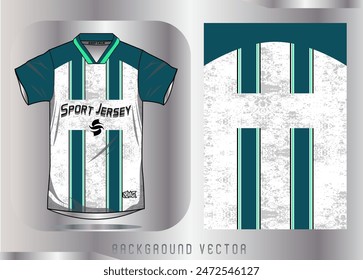 Background vector, jersey sport shirt template design for soccer Sport, basket ball, running uniform in front view, Shirt mockup Vector, design very simple and easy to custom