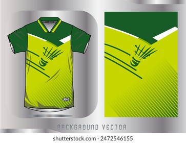 Background vector, jersey sport shirt template design for soccer Sport, basket ball, running uniform in front view, Shirt mockup Vector, design very simple and easy to custom