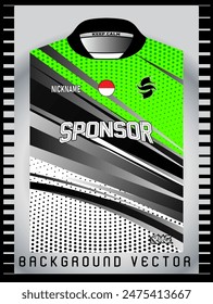 Background vector, jersey sport shirt template design for soccer Sport, basket ball, running uniform in front view, Shirt mockup Vector, design very simple and easy to custom
