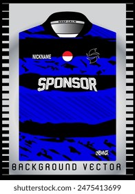 Background vector, jersey sport shirt template design for soccer Sport, basket ball, running uniform in front view, Shirt mockup Vector, design very simple and easy to custom