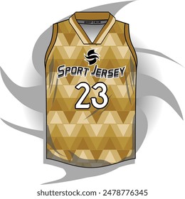 Background vector, jersey sport shirt template design for soccer Sport, basket ball, running uniform in front view, Shirt mockup Vector, design very simple and easy to custom