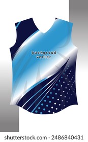 Background vector, jersey sport shirt template design for soccer Sport, basket ball, running uniform in front view, Shirt mockup Vector, design very simple and easy to custom