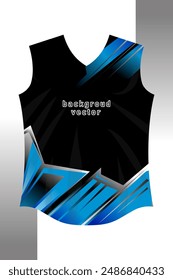 Background vector, jersey sport shirt template design for soccer Sport, basket ball, running uniform in front view, Shirt mockup Vector, design very simple and easy to custom