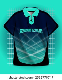 Background vector, jersey sport shirt template design for soccer Sport, basket ball, running uniform in front view, Shirt mockup Vector, design very simple and easy to custom