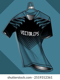 Vetor de fundo, camisa esporte camisa design para futebol Esporte, basket ball, uniforme de corrida na vista frontal, Shirt mockup Vetor, design muito simples e fácil de personalizar
