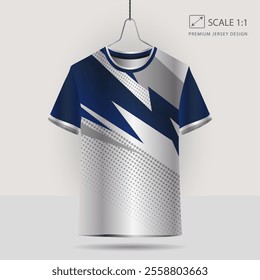 Background vector, jersey sport shirt template design for soccer Sport, basket ball, running uniform in front view, Shirt mockup Vector, design very simple and easy to custom