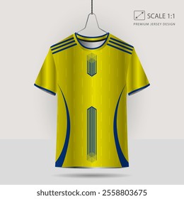 Background vector, jersey sport shirt template design for soccer Sport, basket ball, running uniform in front view, Shirt mockup Vector, design very simple and easy to custom
