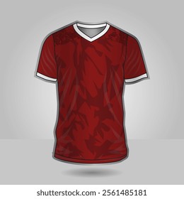 Background vector, jersey sport shirt template design for soccer Sport, basket ball, running uniform in front view, Shirt mockup Vector, design very simple and easy to custom