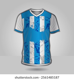 Background vector, jersey sport shirt template design for soccer Sport, basket ball, running uniform in front view, Shirt mockup Vector, design very simple and easy to custom