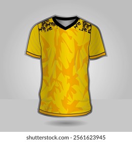 Background vector, jersey sport shirt template design for soccer Sport, basket ball, running uniform in front view, Shirt mockup Vector, design very simple and easy to custom