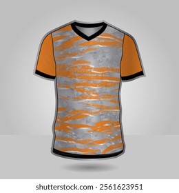 Background vector, jersey sport shirt template design for soccer Sport, basket ball, running uniform in front view, Shirt mockup Vector, design very simple and easy to custom