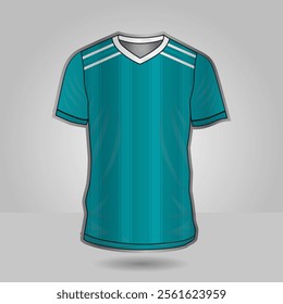 Background vector, jersey sport shirt template design for soccer Sport, basket ball, running uniform in front view, Shirt mockup Vector, design very simple and easy to custom