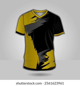 Background vector, jersey sport shirt template design for soccer Sport, basket ball, running uniform in front view, Shirt mockup Vector, design very simple and easy to custom