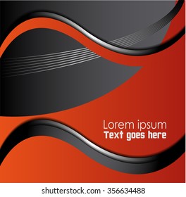 background vector line curve for text and message design
