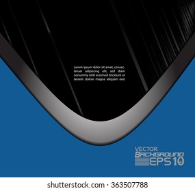 background vector line curve for text and message design
