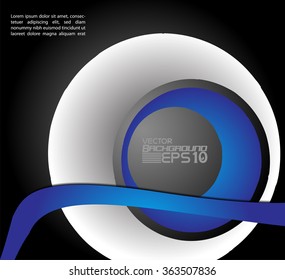 background vector line curve for text and message design
