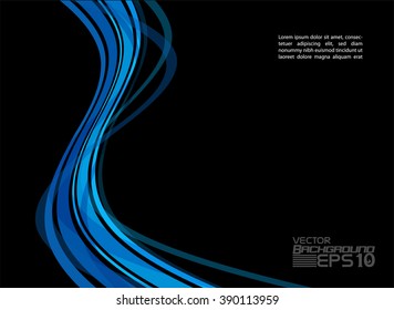 background vector line curve for text and message design
