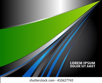 background vector line curve for text and message design
